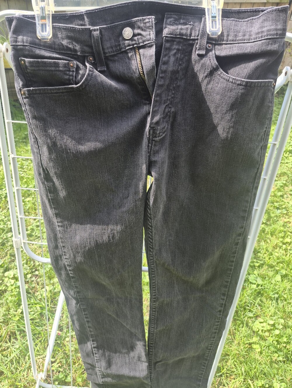Levi's Slim Straight Black Wash Jeans